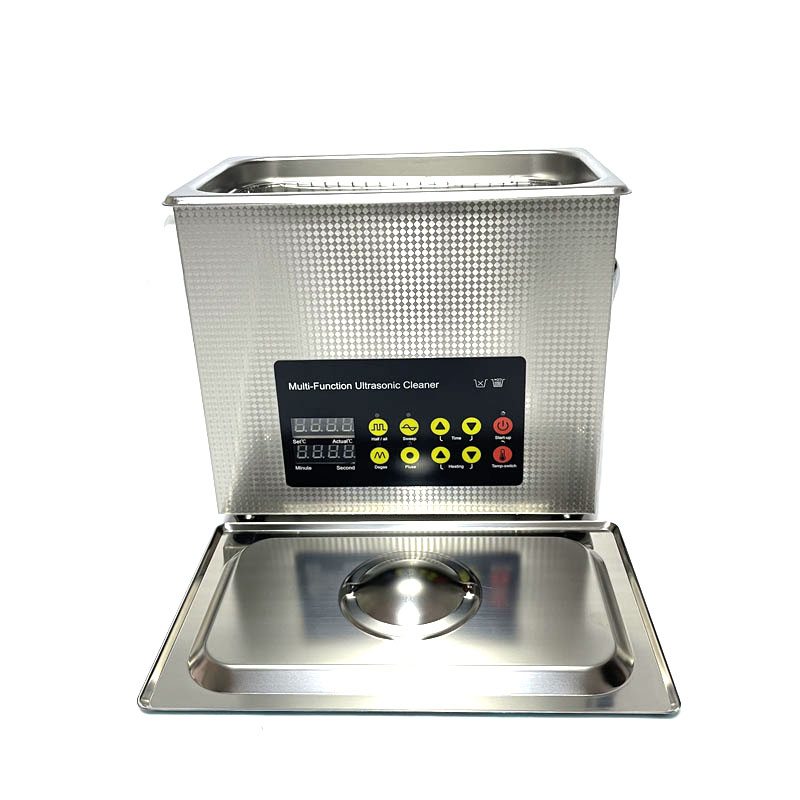 4 Litres Pulse Ultrasonic Cleaner With Degas Lcd Window Show For Clean Jewelry Glass Denture