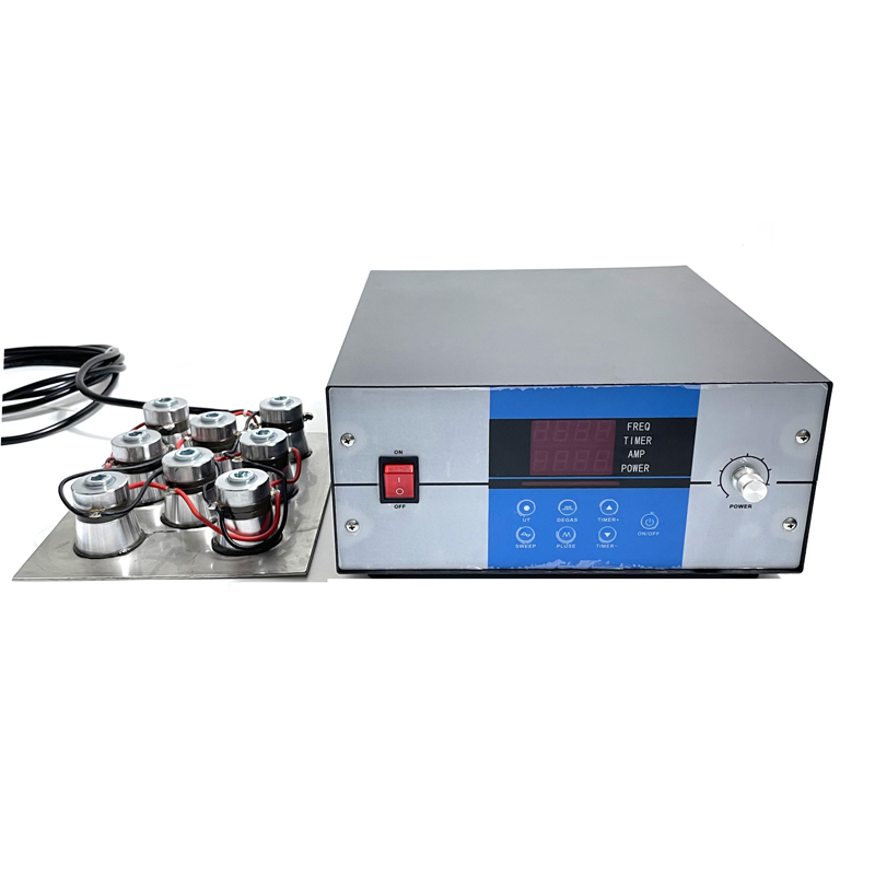 1500W Dual Frequency Industrial Submersible Ultrasonic Cleaning Machine With Lcd Display Generator
