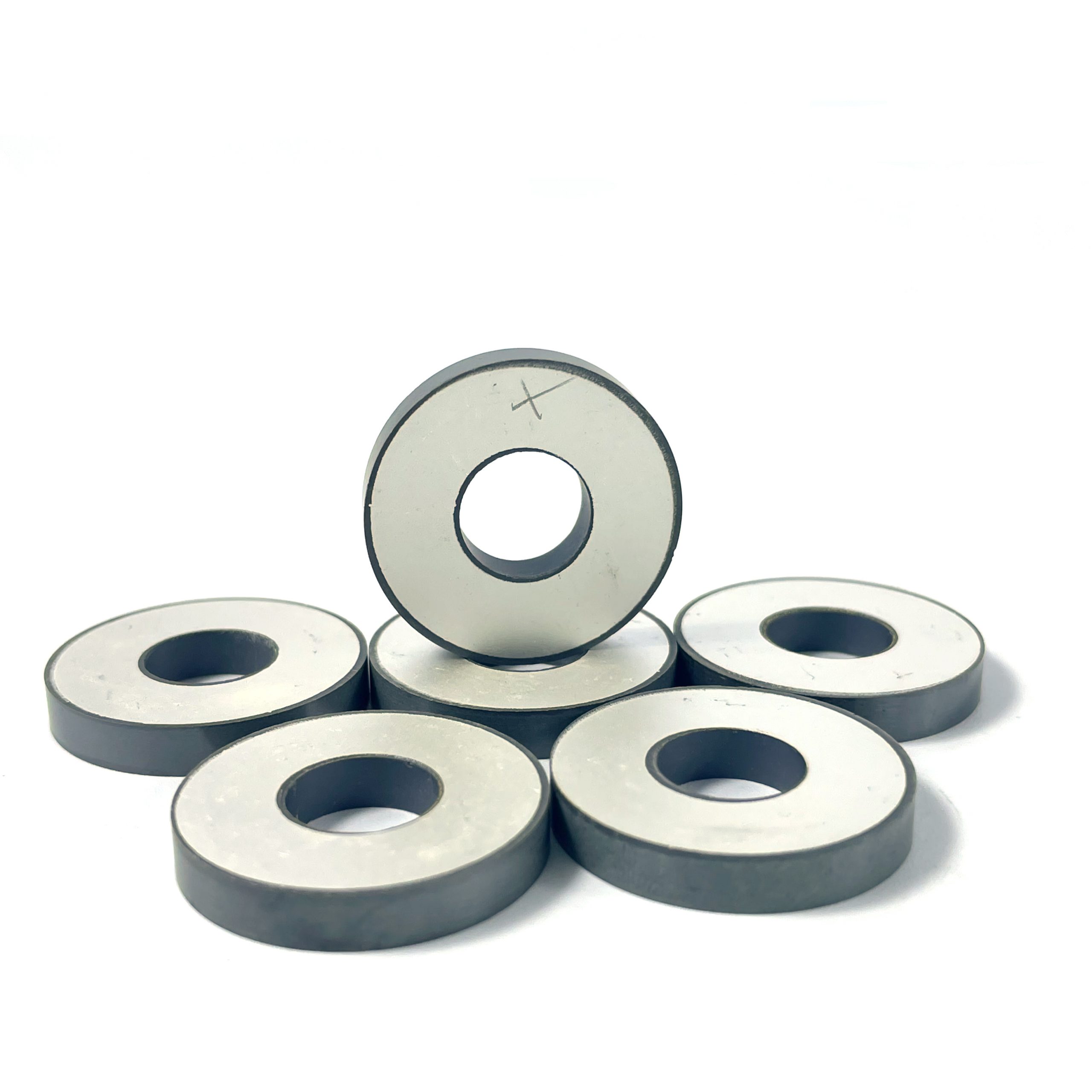 Ultrasonic Ceramic Disc Pzt8 Material Piezo Ceramic Customizable Pzt Piezo 60*30*10 Pzt-8 Piezoelectric Ceramic Ring
