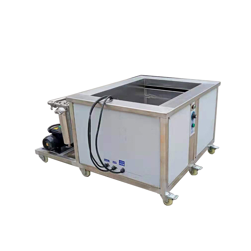 Semi Automatic Up&Down Lifting OEM 28KHz 288L Industrial Ultrasonic Cleaner With Filter For DPF Cylinder Block Engine Car Parts