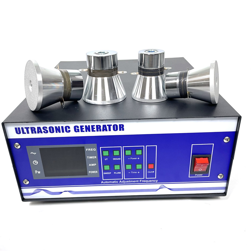 25KHZ-80KHZ Dual Frequency Ultrasonic High Power Generator Sweep Degas Pulse Ultrasonic Cleaning Generator