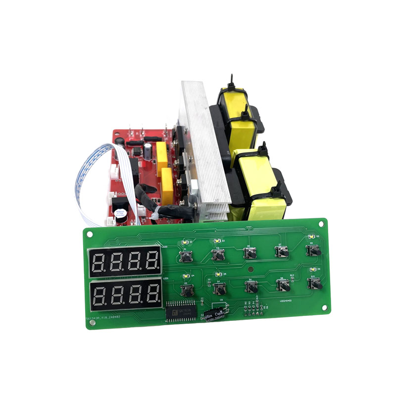 Digital Circuit Board 220V 600W 40KHz Display Time Driver Ultrasonic Transducer Driver Board Ultrasonic Frequency Generator