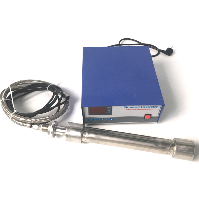 Stainless Steel Tubular Transducer Equipment Stainless Steel Ultrasonic Reactor Tubular Ultrasonic Cleaner