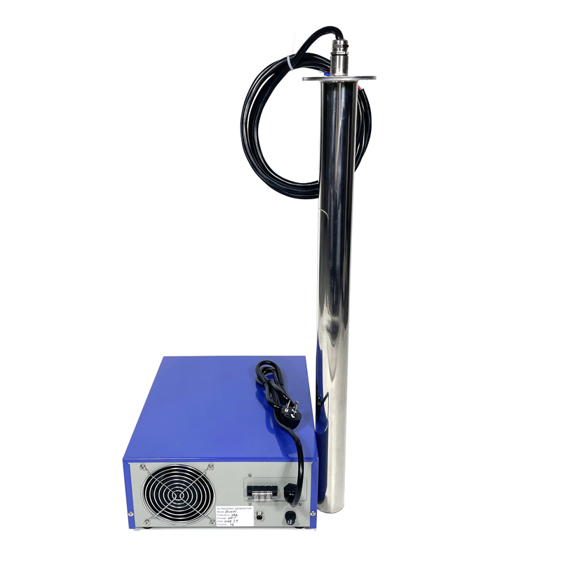 Ultrasonic Tubular Transducer Stainless Steel 316 Submersible Tubular Ultrasound Transducer And Generator Control Box